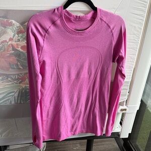 lululemon athletica Swiftly Tech Long Sleeve Tee in Bright Pink